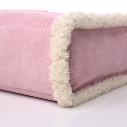 Telfar X UGG Suede Shearling Medium Shopping Bag Pink 9 of 9
