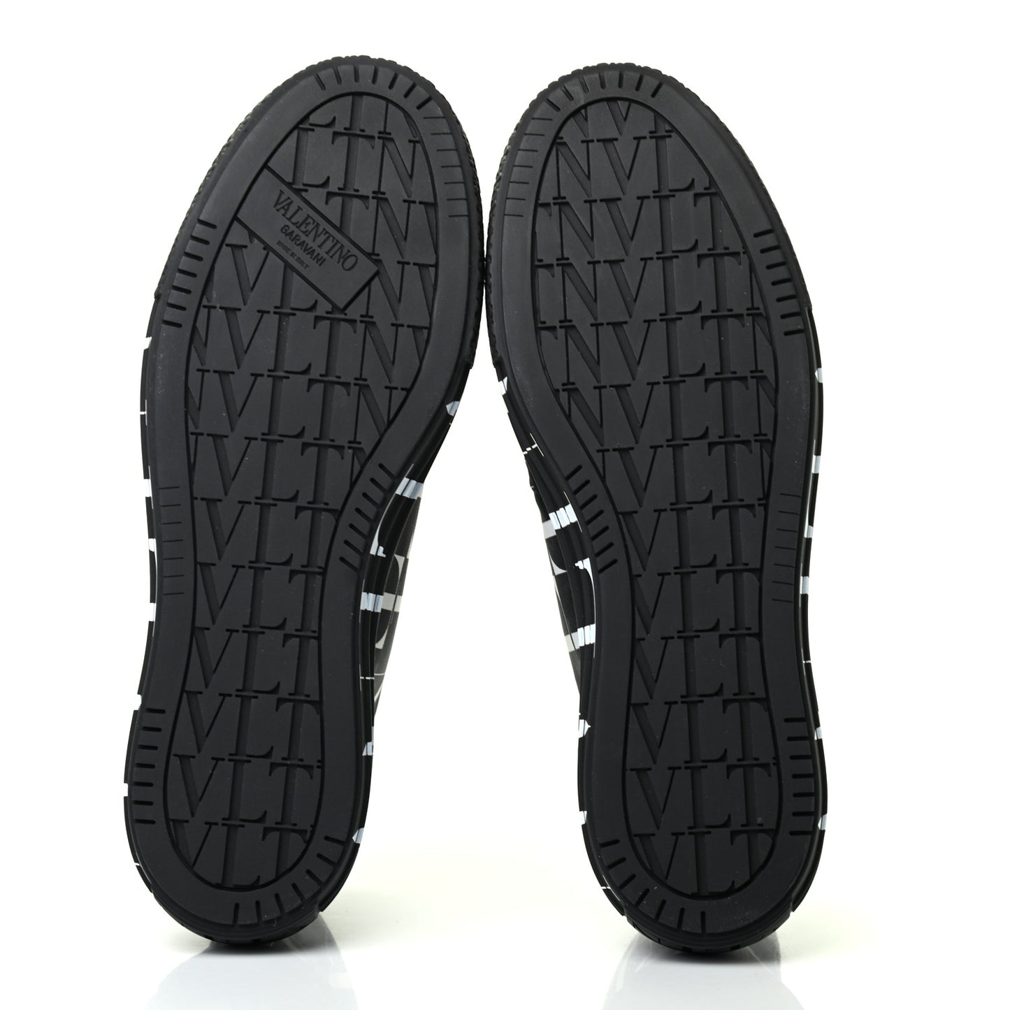 Fabric VLTN Mens Times Giggies High Top Sneakers 43 Black