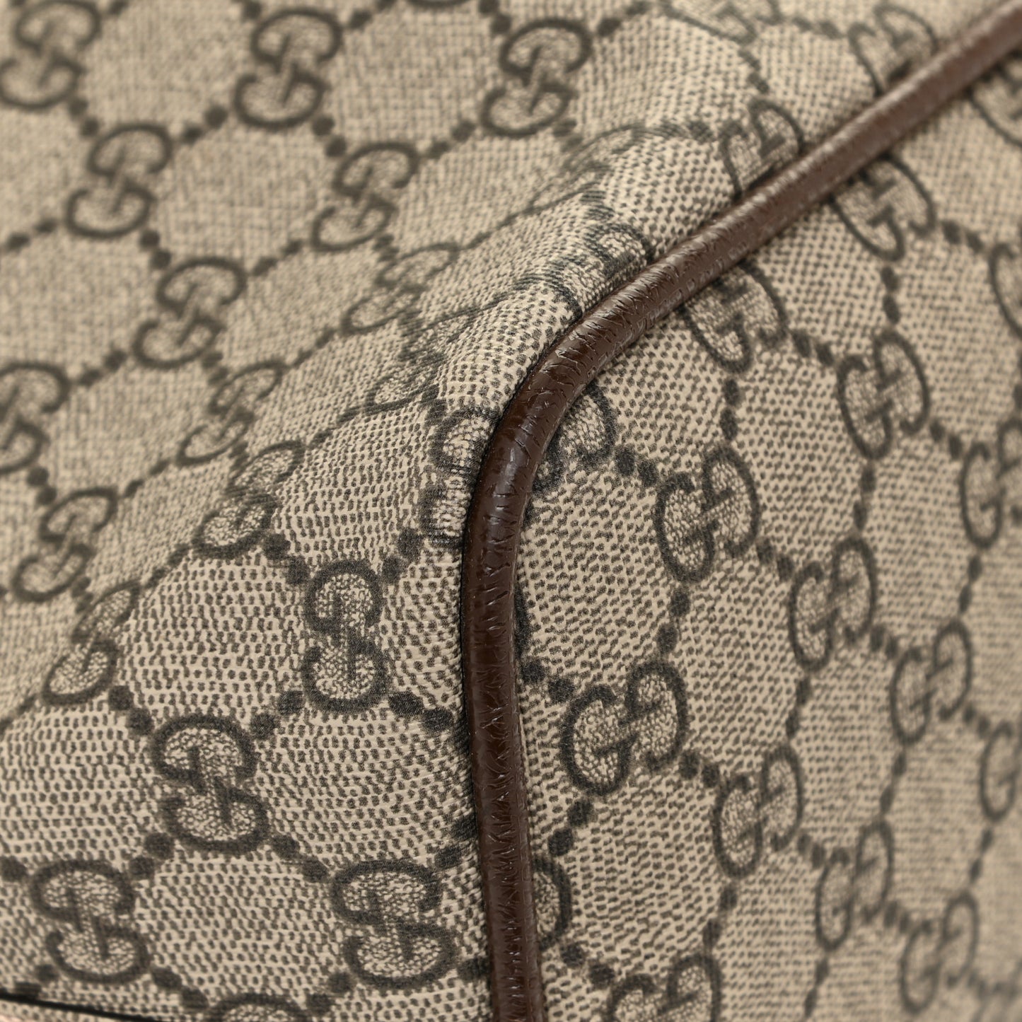 GG Supreme Monogram Web Neo Vintage Tote Beige New Acero Crop