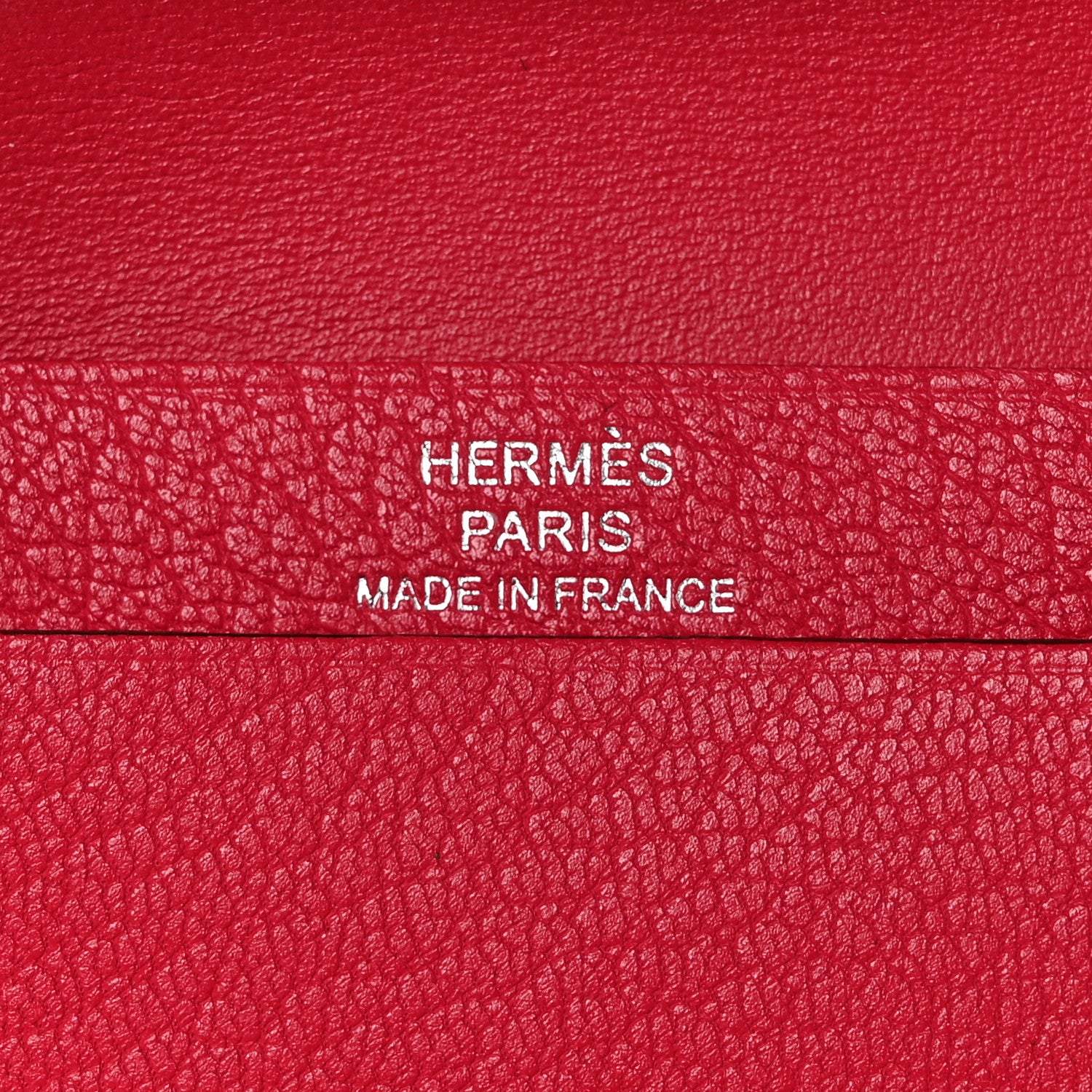 Hermes Chevre Mysore Bearn Card Holder Wallet Rose Extreme 6 of 9