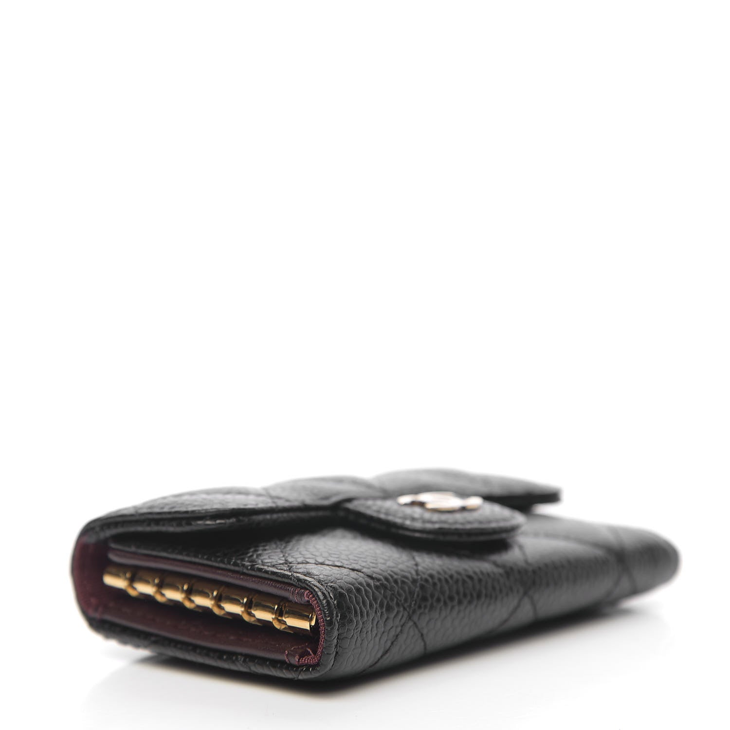 Chanel Caviar Quilted 6 Key Holder Black 3 of 7