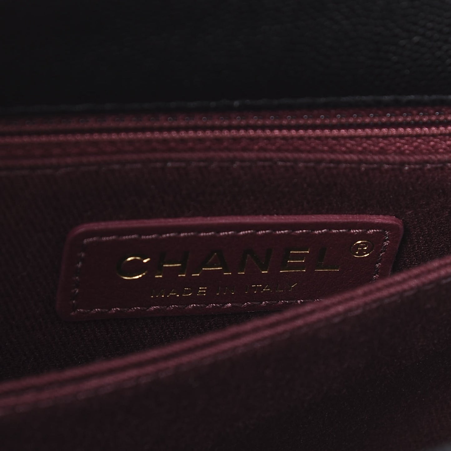 Caviar Quilted Mini Coco Handle Flap Black