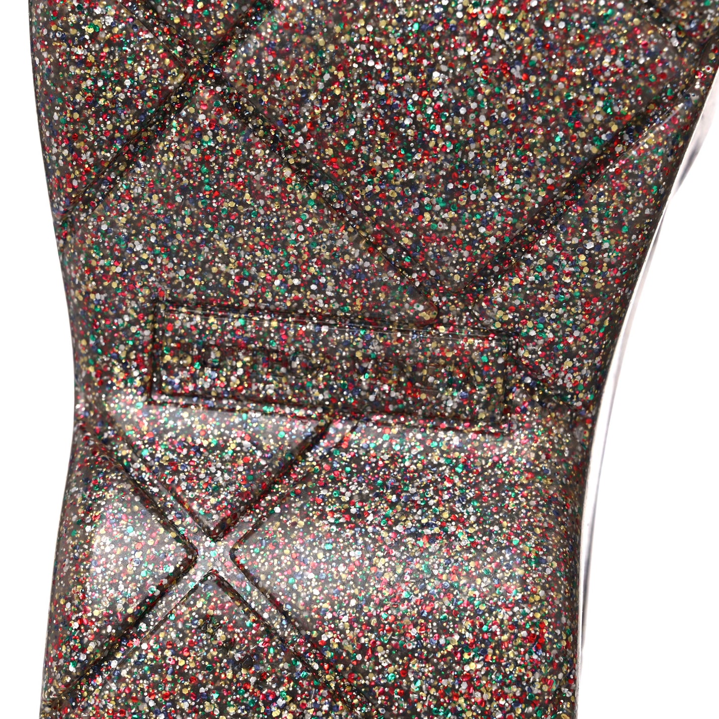 Sparkle Rubber Puddle Ankle Boots 40 Multicolor