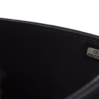 Chanel Caviar Quilted Boy Wallet On Chain WOC Black 11 of 13