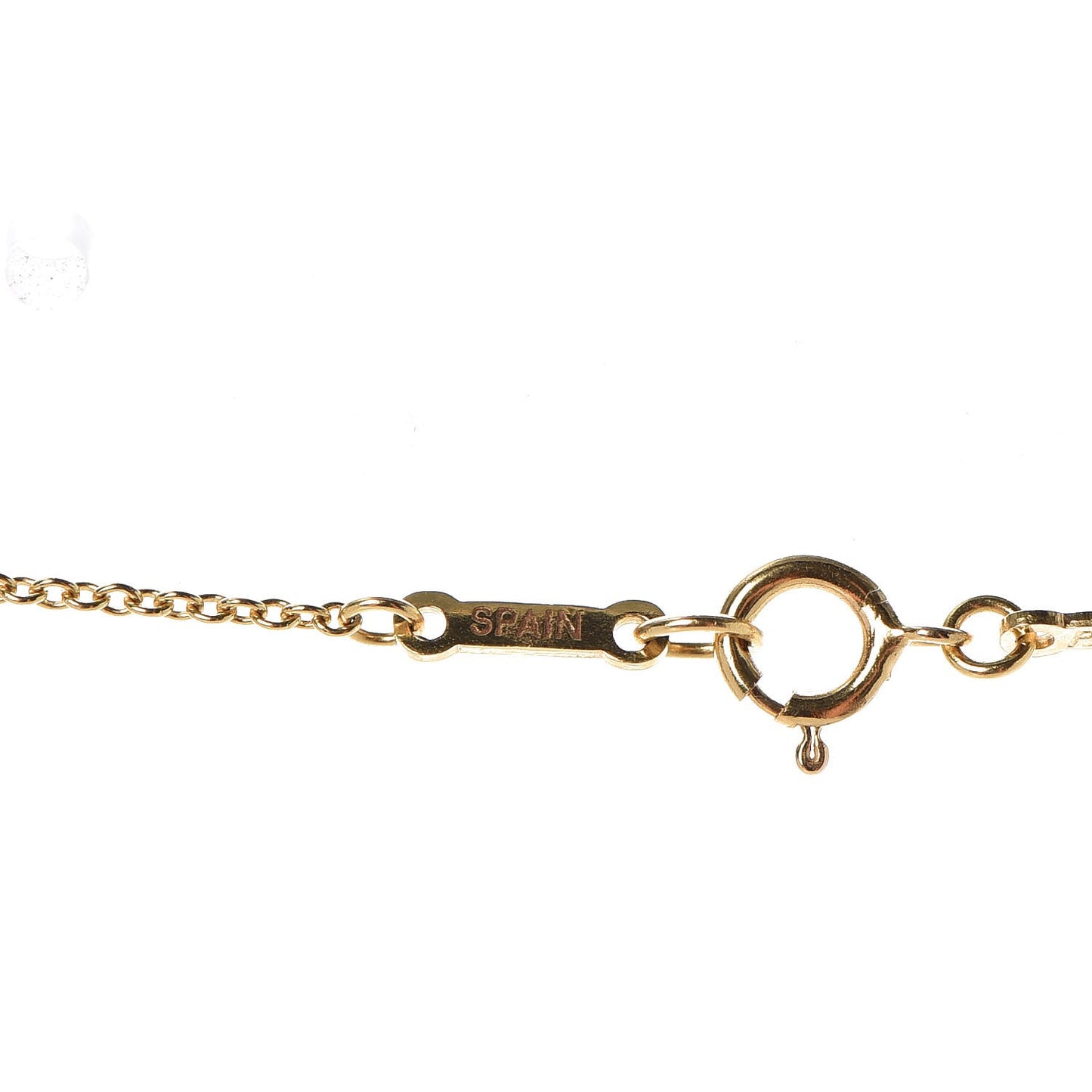 18K Yellow Gold Elsa Peretti 3 Open Heart Station Necklace