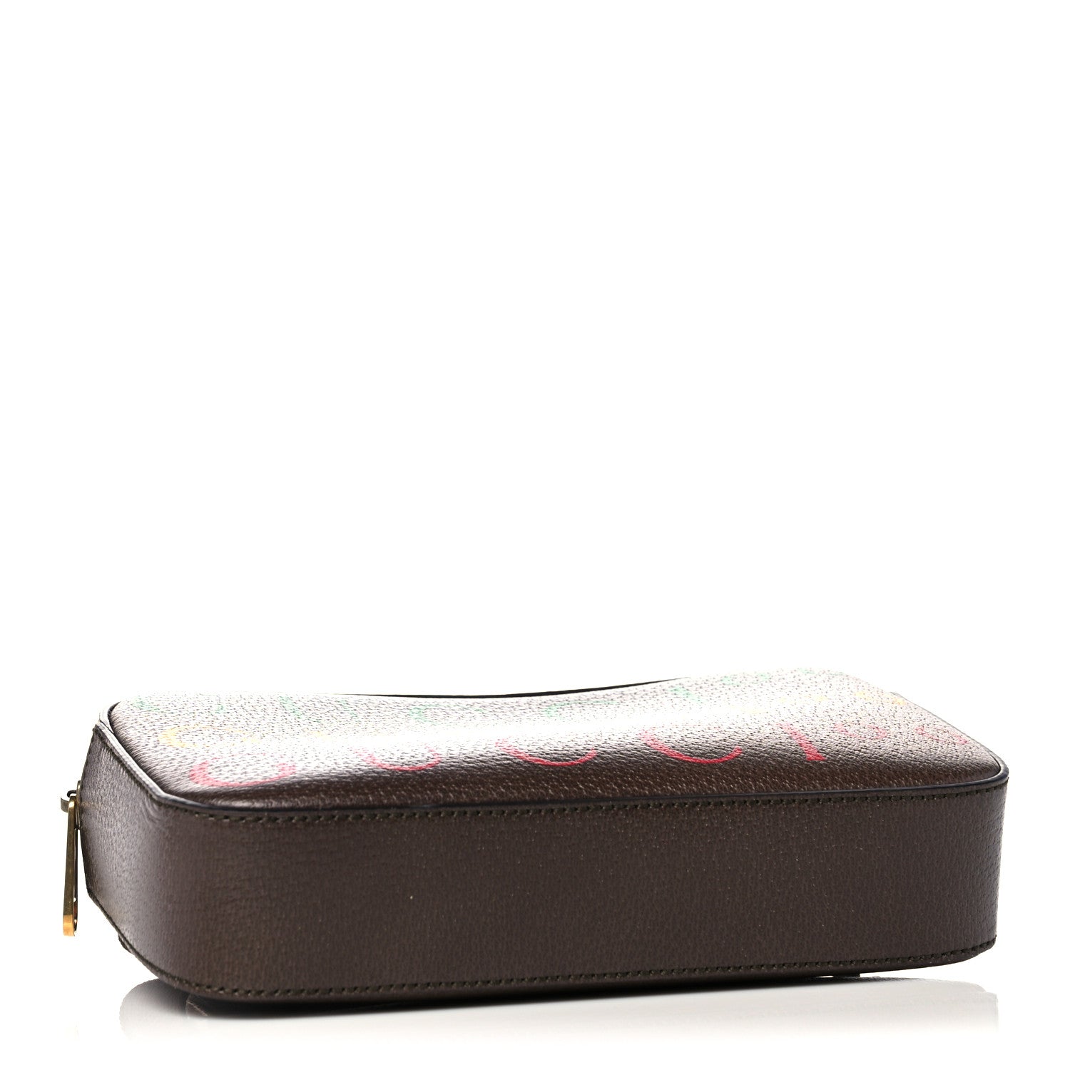 Gucci Textured Dollar Calfskin Gucci 100 Aria Belt Bag 100 40 New Acero Multicolor 3 of 11