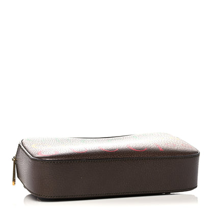 Gucci Textured Dollar Calfskin Gucci 100 Aria Belt Bag 100 40 New Acero Multicolor 3 of 11