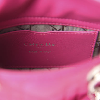 Christian Dior Lambskin Cannage Mini Lady Dior Sorbet 8 of 10