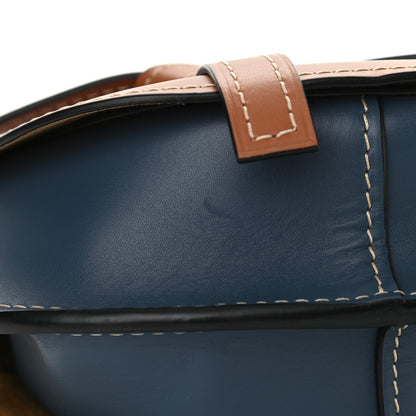 Loewe Calfskin Small Gate Crossbody Bag Tan Steel Blue 13 of 13