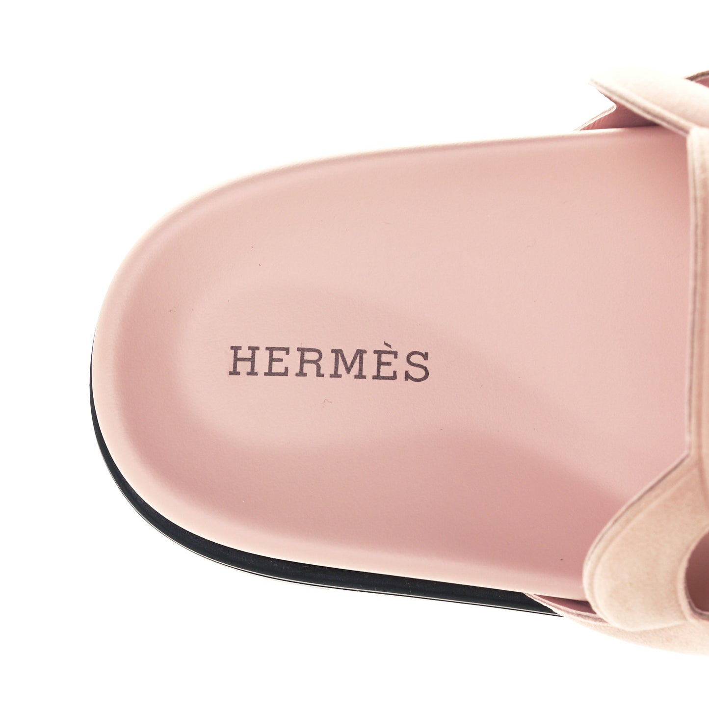 Suede Goatskin Extra Sandals 37 Rose Opaline