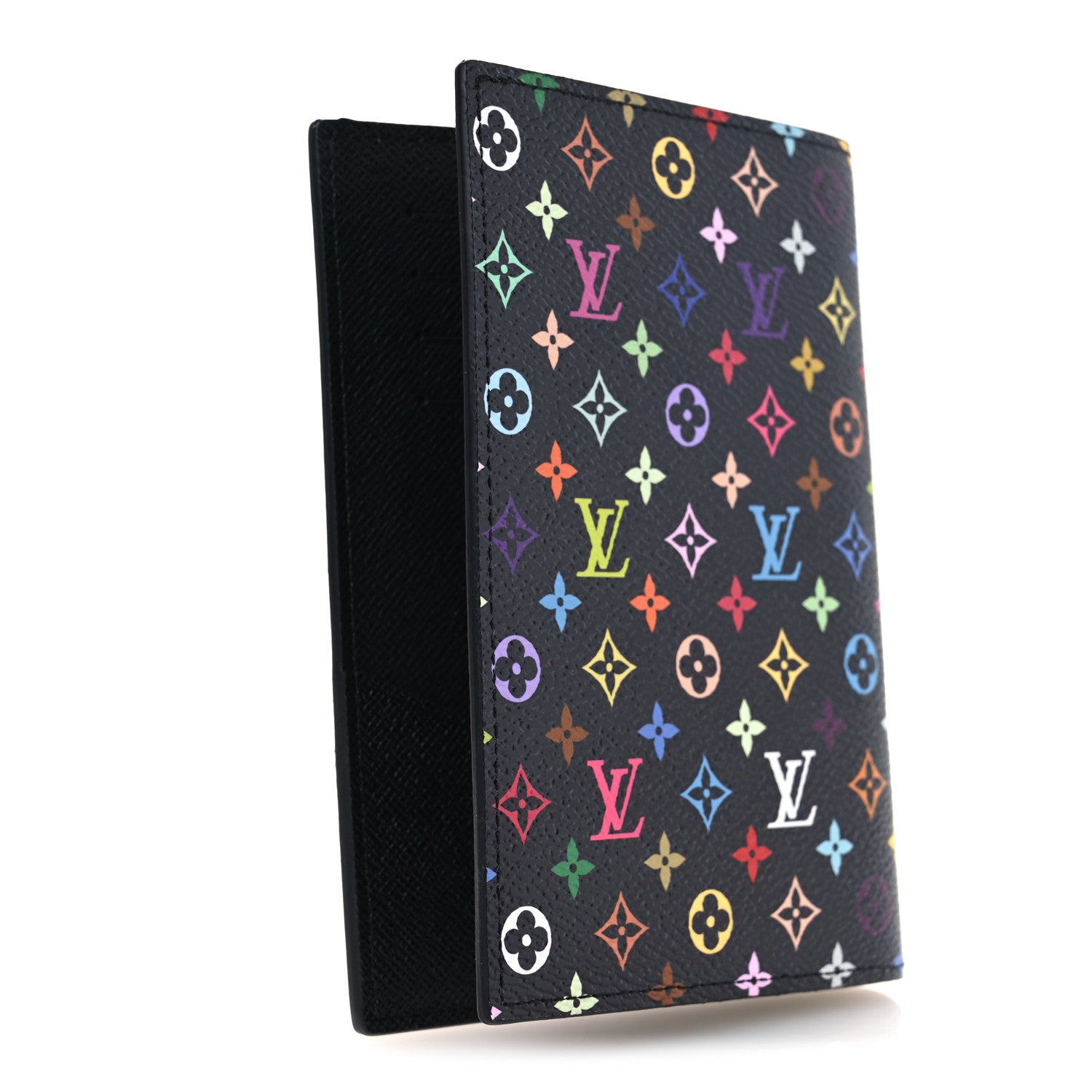Louis Vuitton LV X TM Monogram Multicolor Passport Cover Black 3 of 6