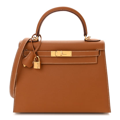Hermes Epsom Kelly Sellier 28 Gold 1 of 11