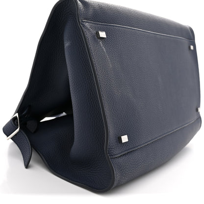 The Row Matte Grained Calfskin Soft Margaux 15 Indigo 8 of 10