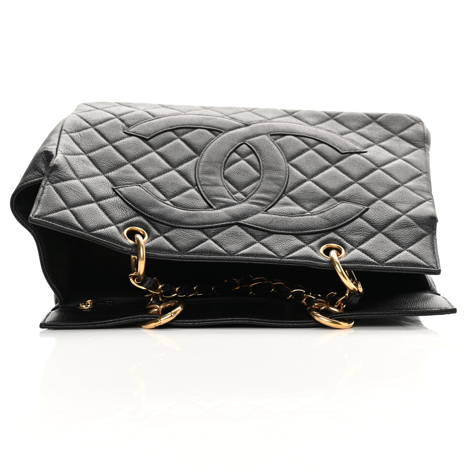 Chanel Caviar Quilted Timeless CC Tote Black 18 of 19