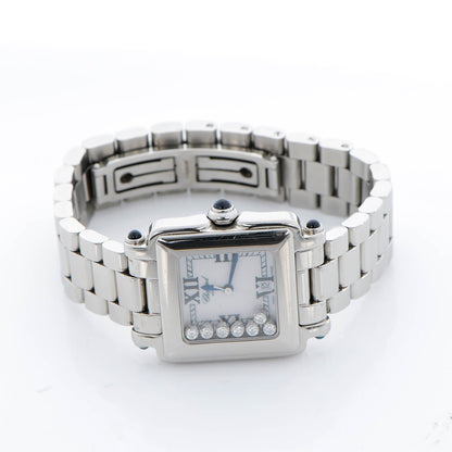 Chopard Stainless Steel 7 Diamond 27mm Happy Sport Quartz Watch 3 of 8