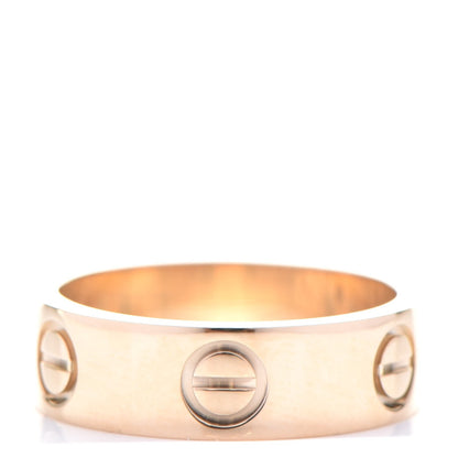 Cartier 18K Yellow Gold 5.5mm LOVE Ring 50 5.25 1 of 6
