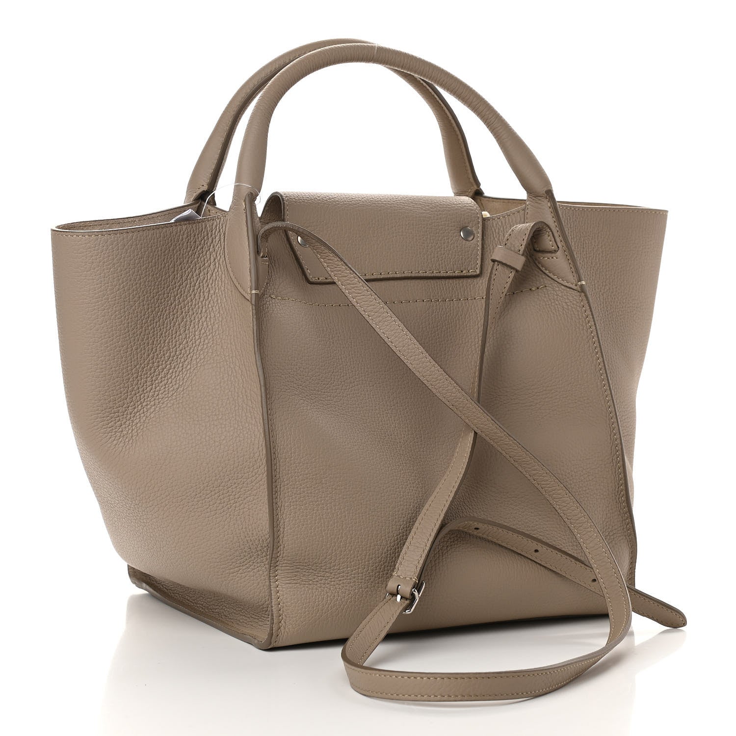 Celine Supple Grained Calfskin Small Big Bag Light Taupe 3 of 10
