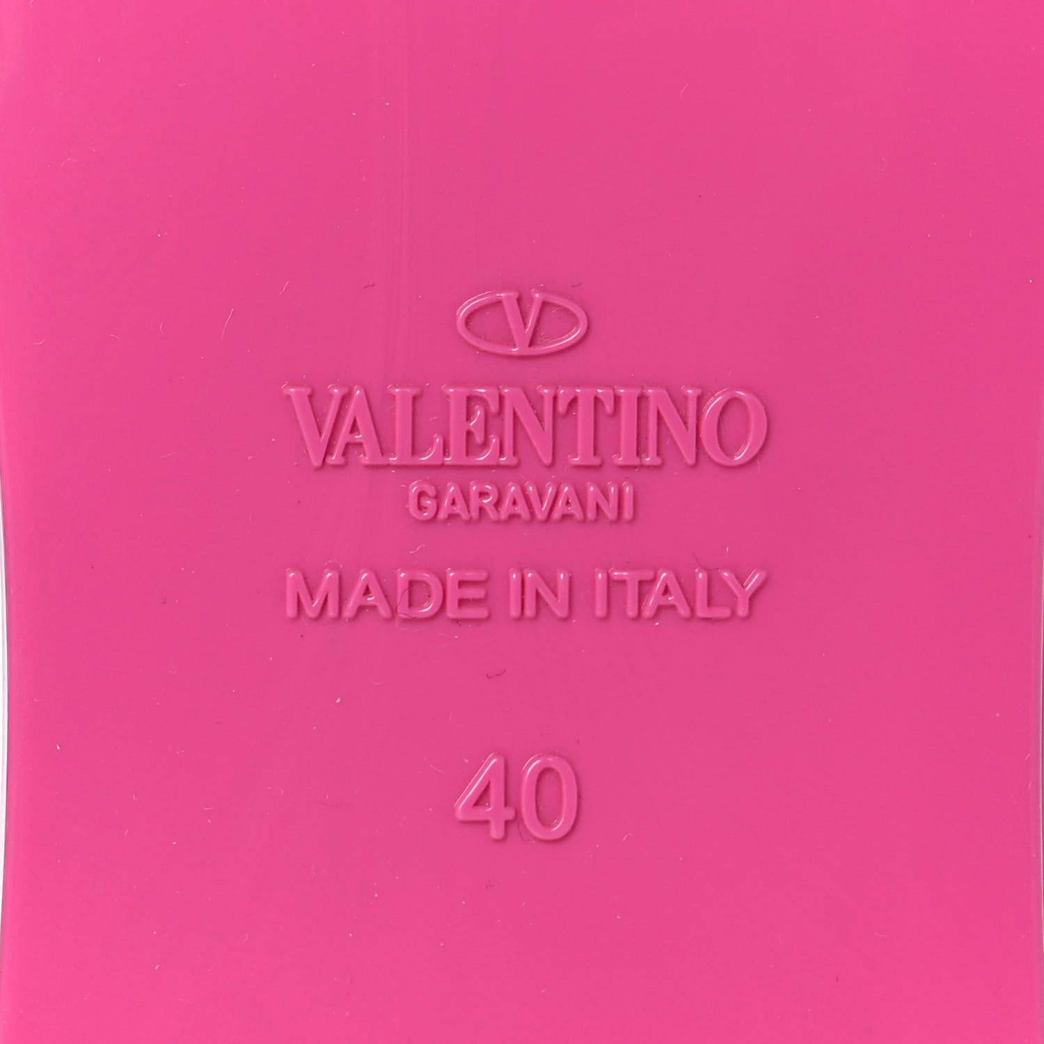 Valentino Garavani PVC Jelly Rockstud Caged Flat Thong Sandals 40 Dawn Pink 6 of 8