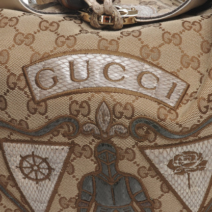 Gucci Monogram Large Crest Patchwork Embroidered Indy 8 of 8