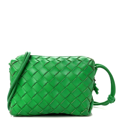 Bottega Veneta Nappa Intrecciato Mini Loop Camera Bag Parakeet 1 of 10