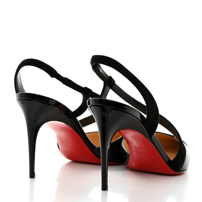 Christian Louboutin Nappa Patent Platina Pumps 38.5 Black 4 of 7