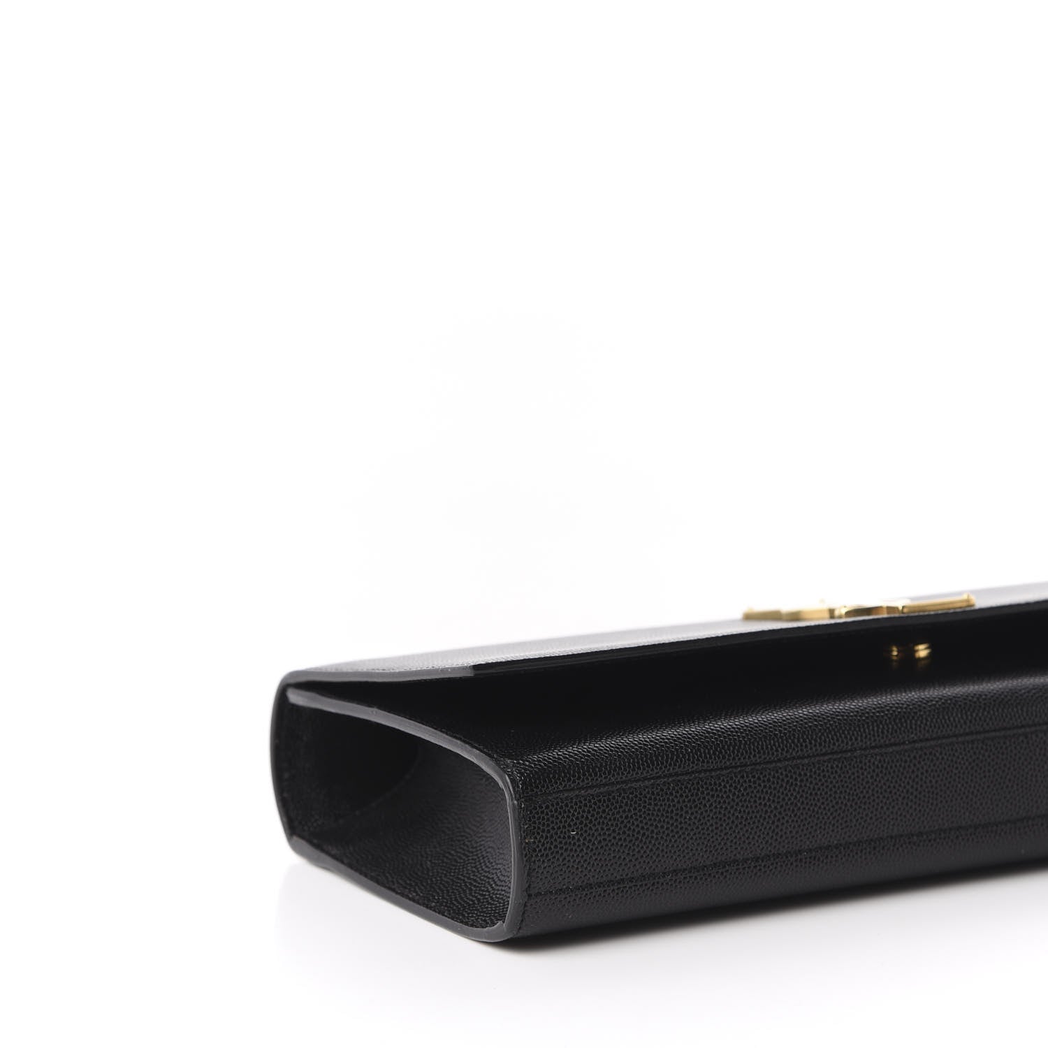 Saint Laurent Grain De Poudre Monogram Cassandre Clutch Black 6 of 10