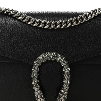 Gucci Pebbled Calfskin Small Dionysus Shoulder Bag Black 8 of 10