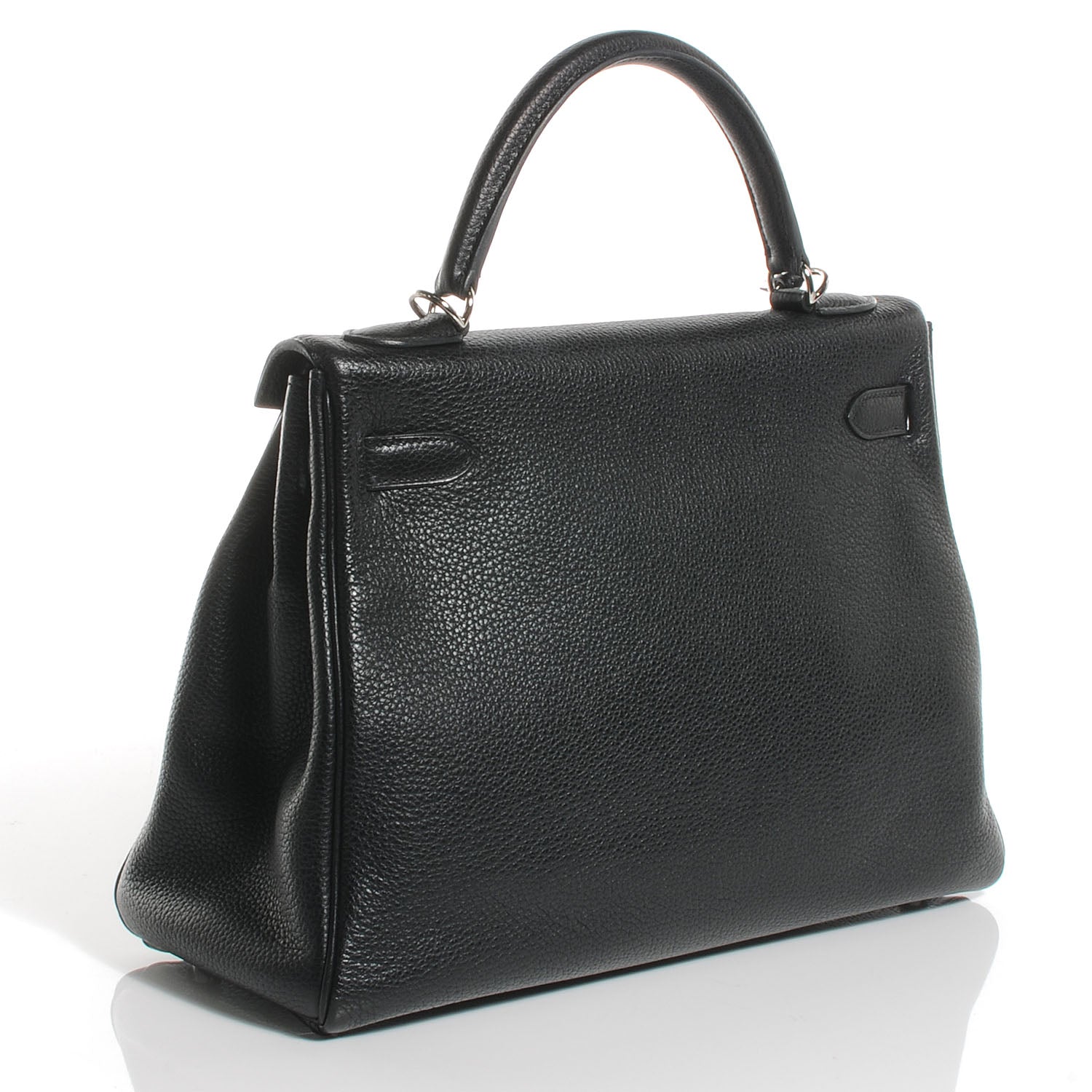 Hermes Taurillon Clemence Kelly 32 Black 3 of 9