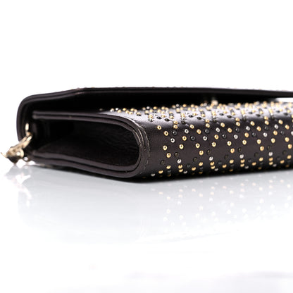 Chanel Lambskin Studded Wallet on Removable Chain Bronze 6 of 12