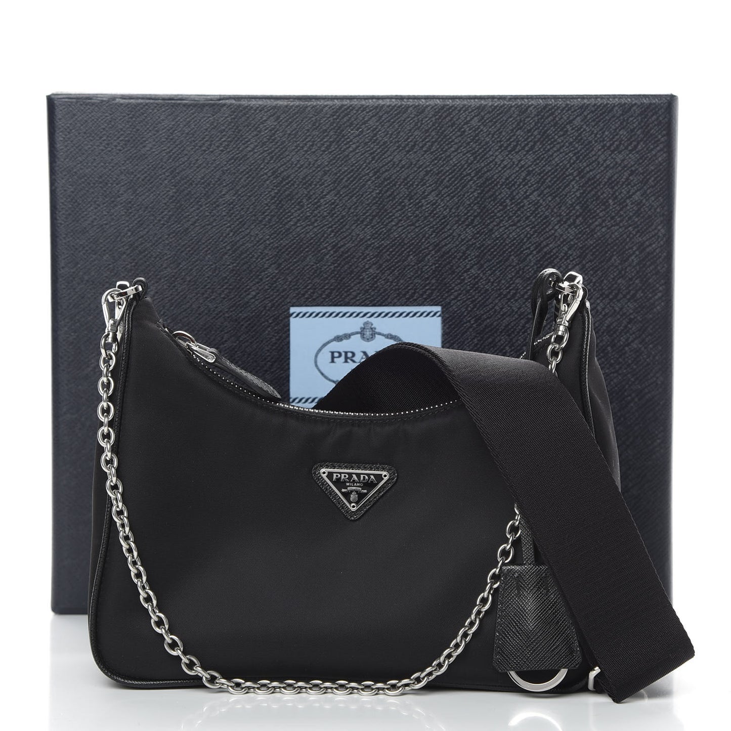 Nylon Re-Edition 2005 Shoulder Bag Black