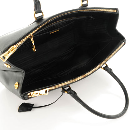 Prada Saffiano Lux Extra Large Galleria Double Zip Tote Black 5 of 8