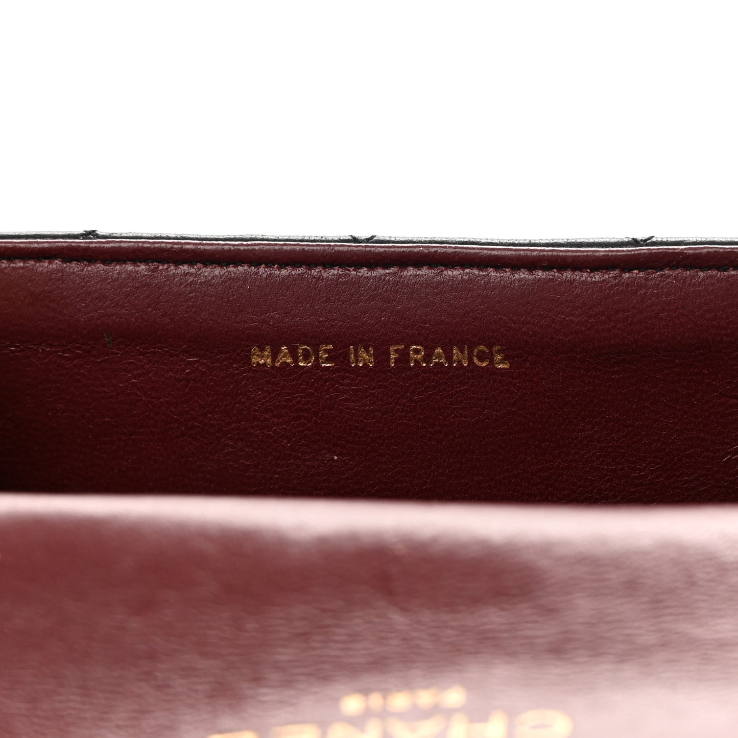 Lambskin Quilted Paris Medium Single Flap Black