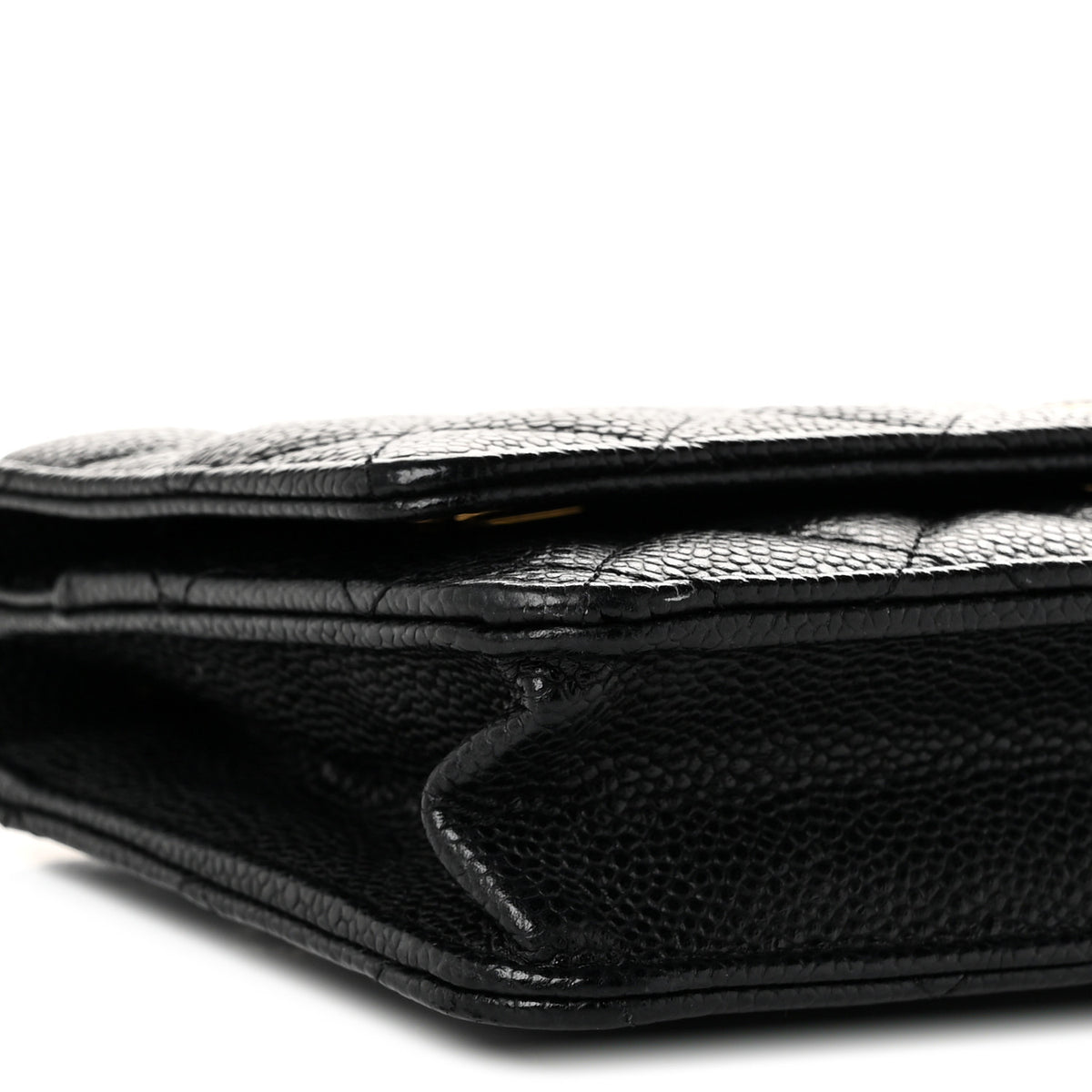 Chanel Caviar Quilted Wallet On Chain WOC Black 10 of 11
