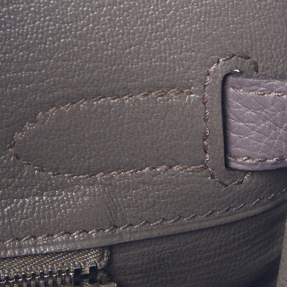 Hermes Togo Birkin 30 Etain 17 of 31