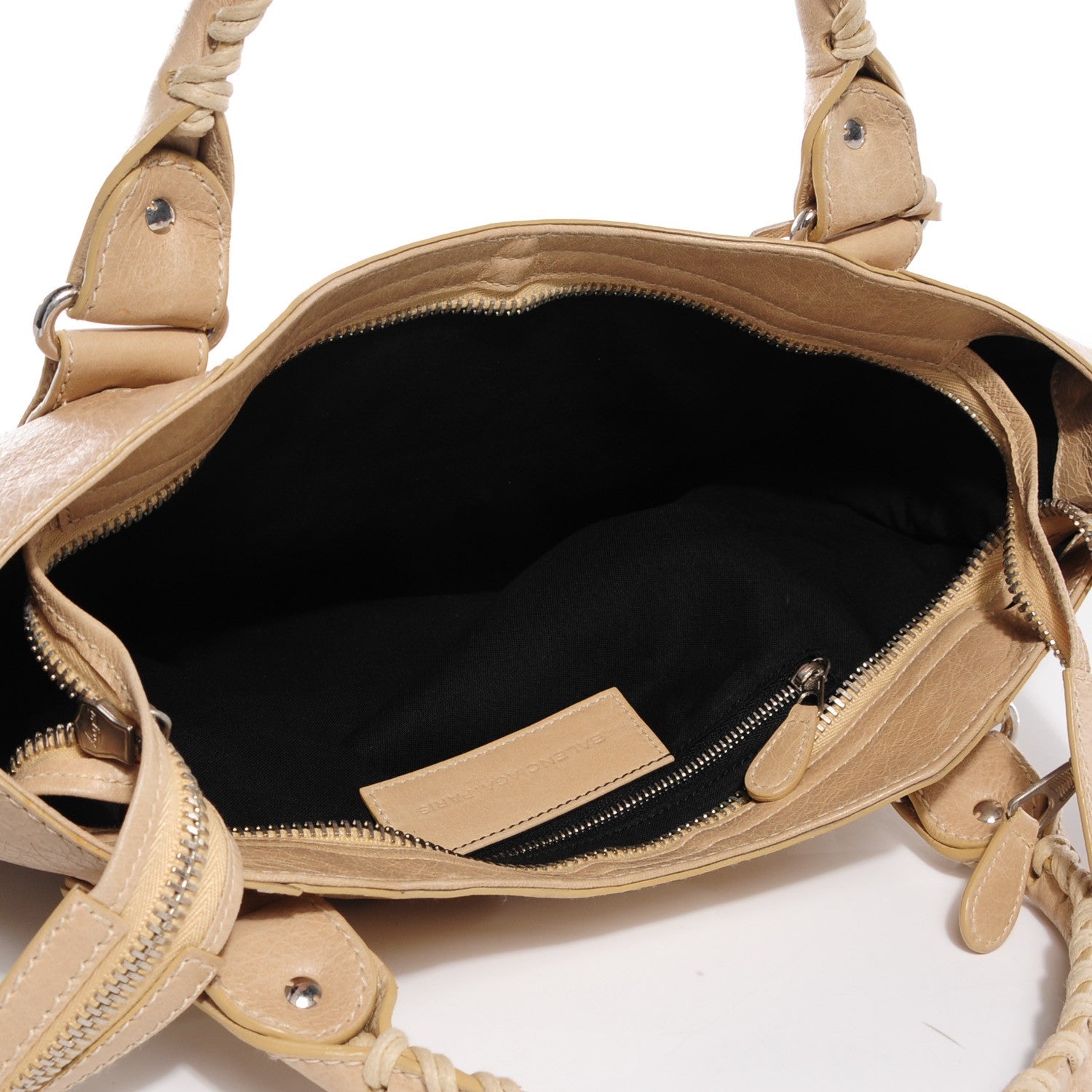 Balenciaga Agneau Giant 21 Silver Hardware City Sahara 9 of 13