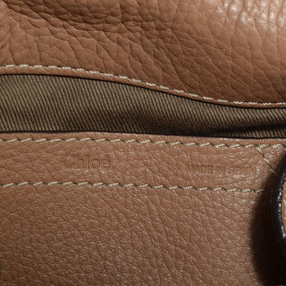 Chloe Calfskin Mini Marcie Round Crossbody Bag Nut 6 of 9