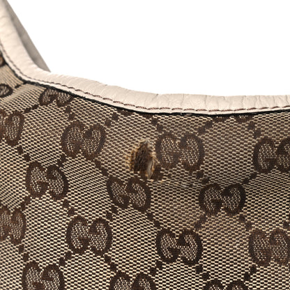 Gucci Monogram Medium New Britt Hobo Off White 9 of 22