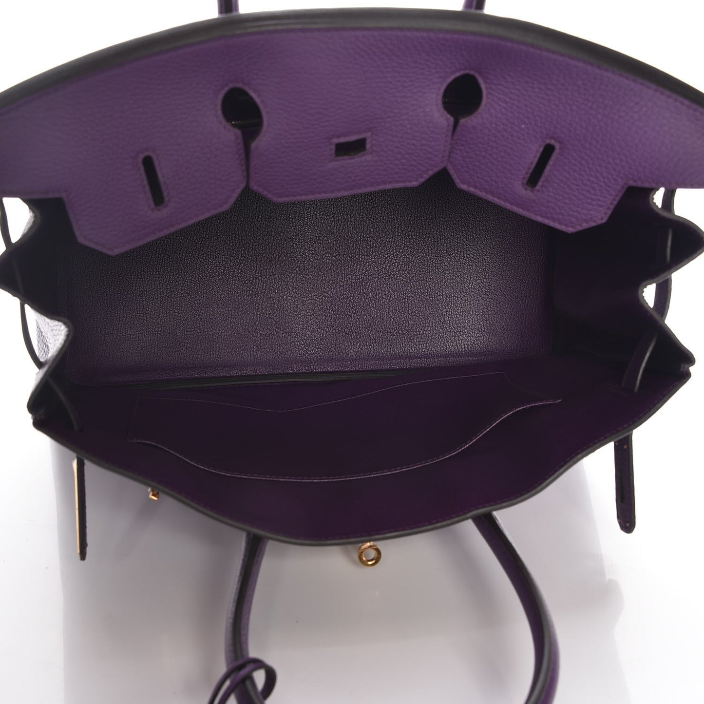 Taurillon Clemence Birkin 35 Ultraviolet