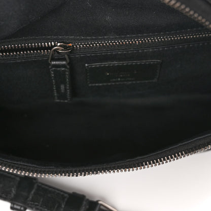 Saint Laurent Crinkled Calfskin Matelasse Monogram Niki Body Bag Black 5 of 9
