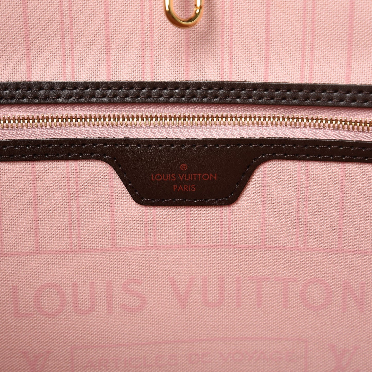 Damier Ebene Neo Neverfull MM Rose Ballerine