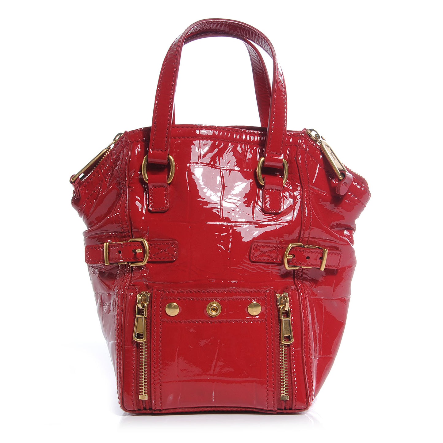 Patent Croc Mini Downtown Red