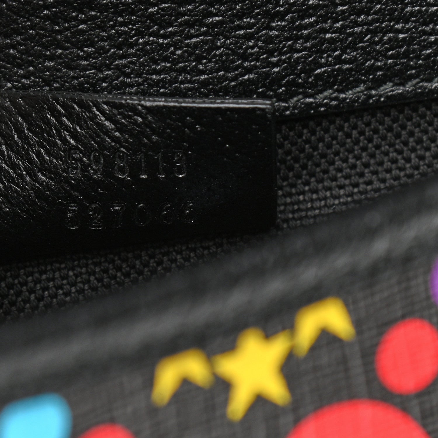 Gucci GG Supreme Monogram Psychedelic Slim Belt Bag Black 9 of 12