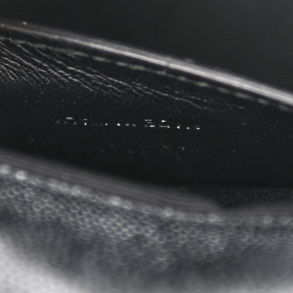 Saint Laurent Grain De Poudre Toy Monogram Kate Satchel Black 7 of 8