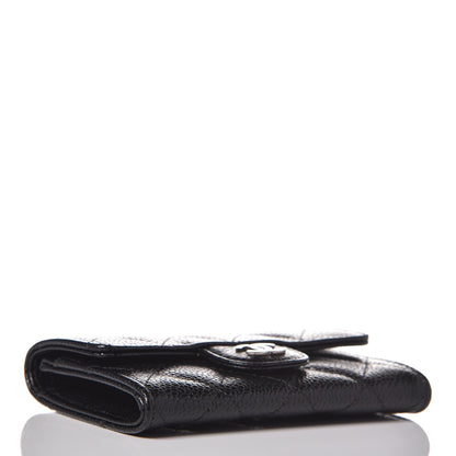 Chanel Caviar Quilted Flap Card Holder Black 4 of 8