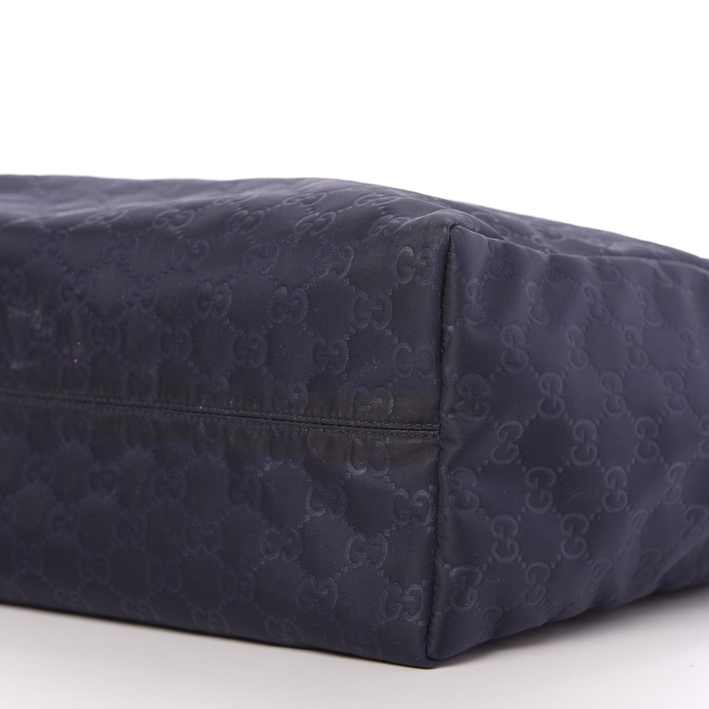 Nylon Guccissima Medium Tote Navy