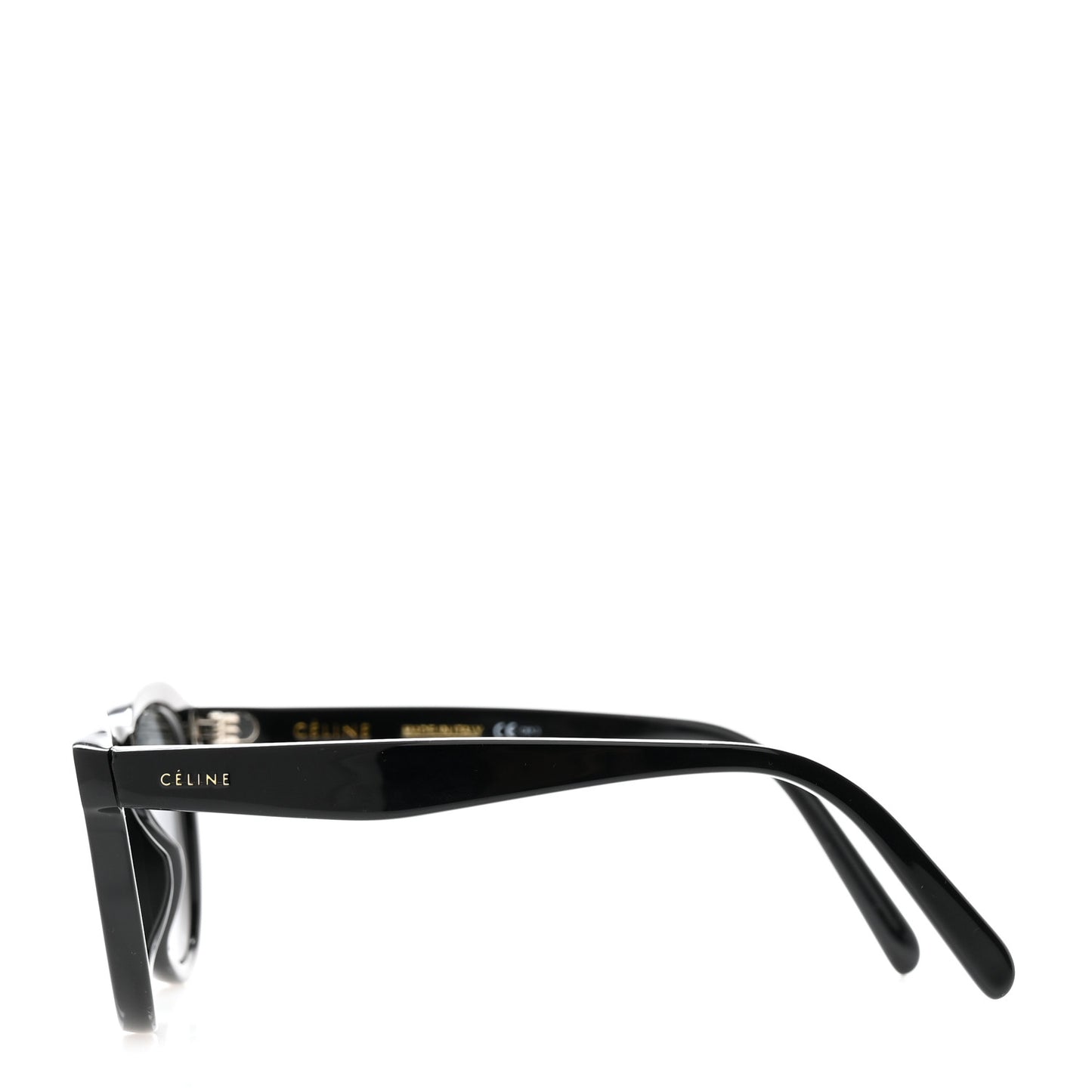 Acetate Bevel Cat Sunglasses CL 41384/F/S Black