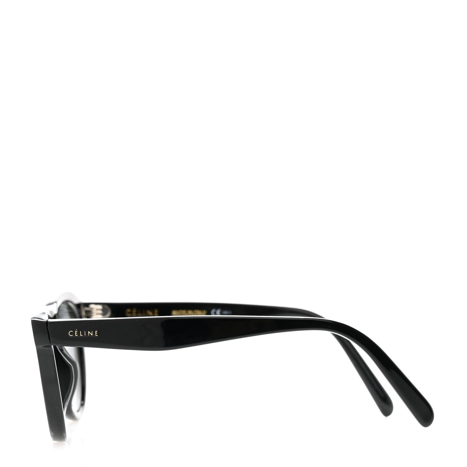 Celine Acetate Bevel Cat Sunglasses CL 41384/F/S Black 3 of 7