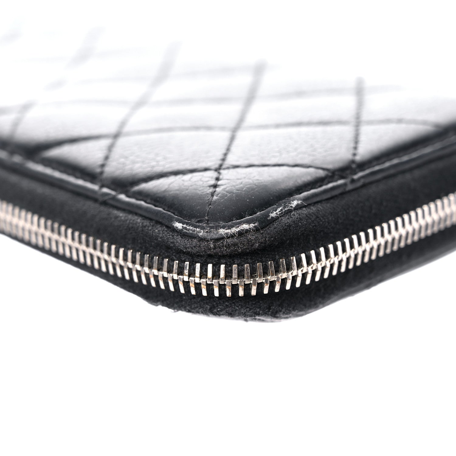 Chanel Caviar Quilted Medium Zip Around Wallet Black 15 of 25