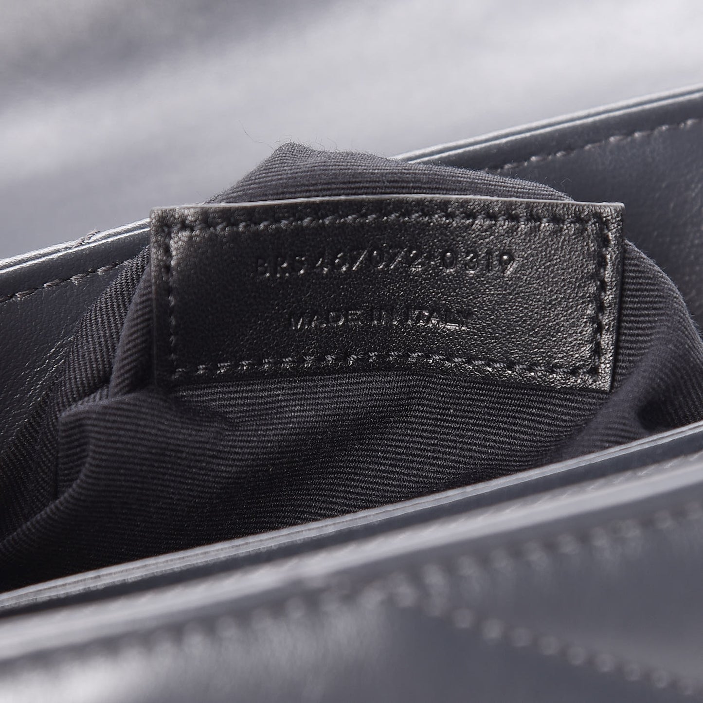 Calfskin Y Quilted Monogram Toy Loulou Crossbody Bag Asphalt