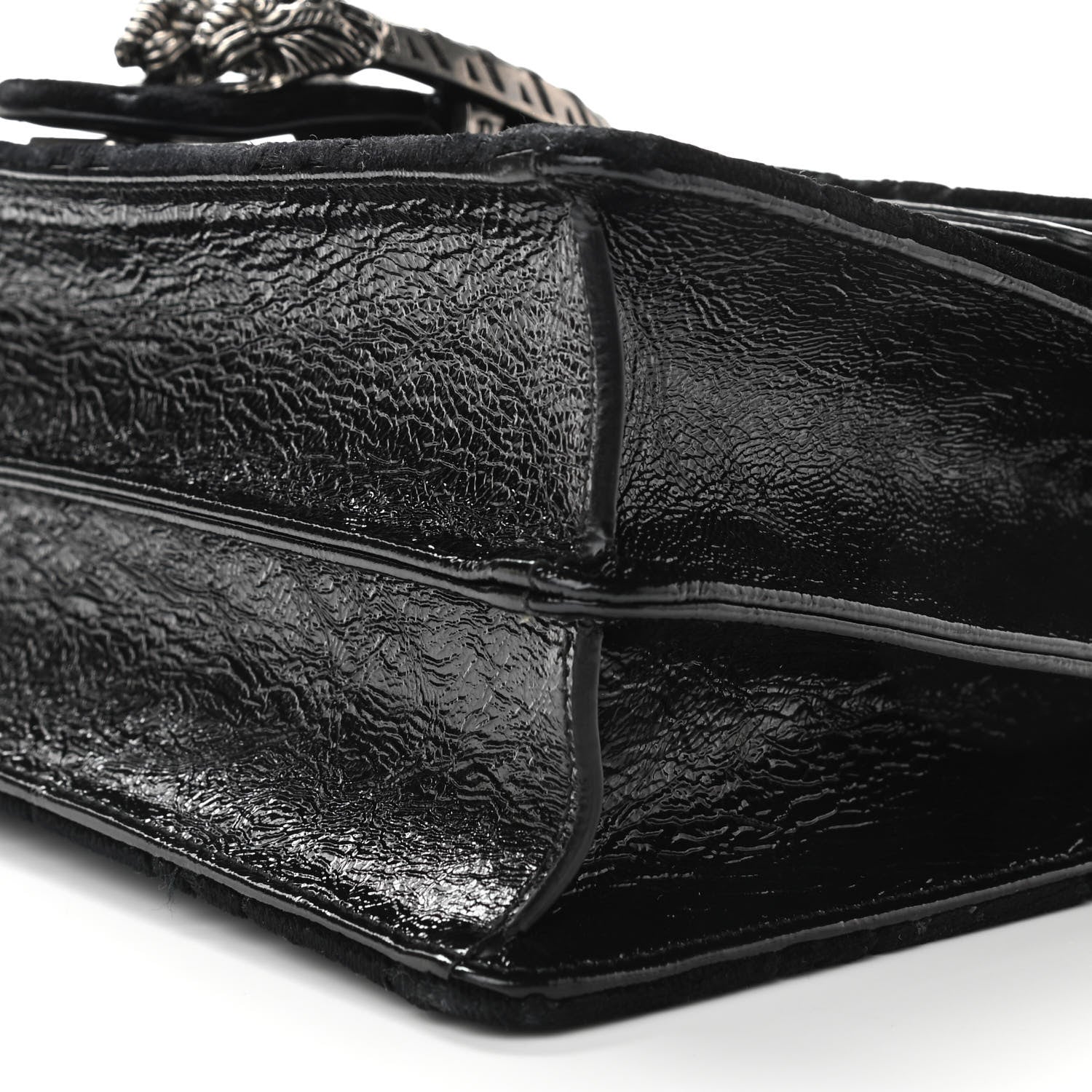 Gucci Velvet GG Monogram Small Dionysus Shoulder Bag Black 10 of 10